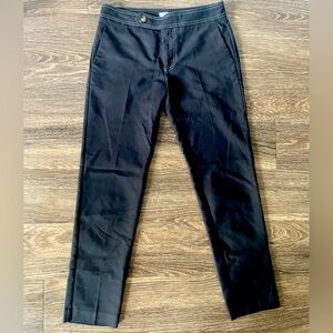 Mango Straight Suit Pants in Black with White Trim, 2